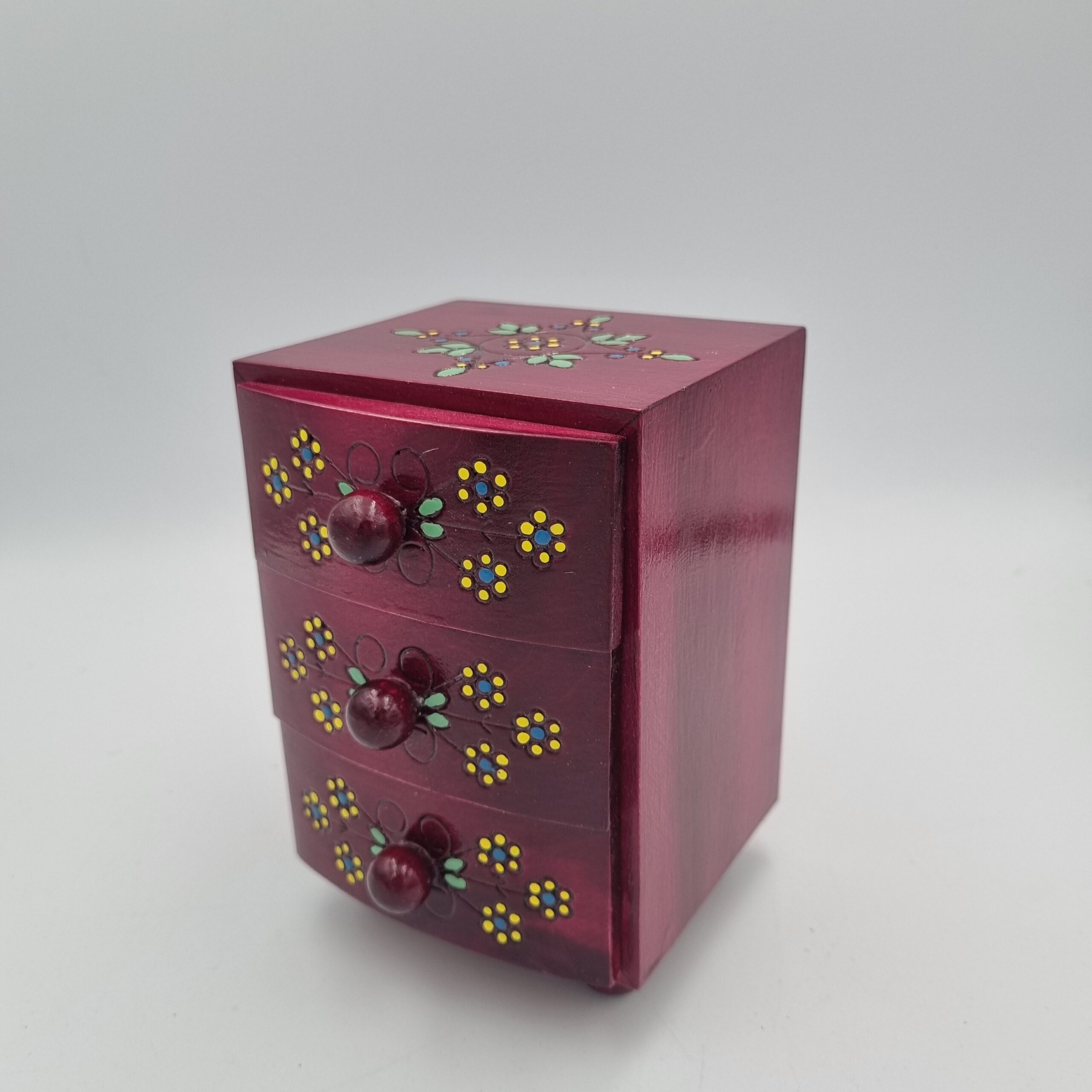 Szkatułka – Mini Komoda z 3 Szufladkami - obrazek 3