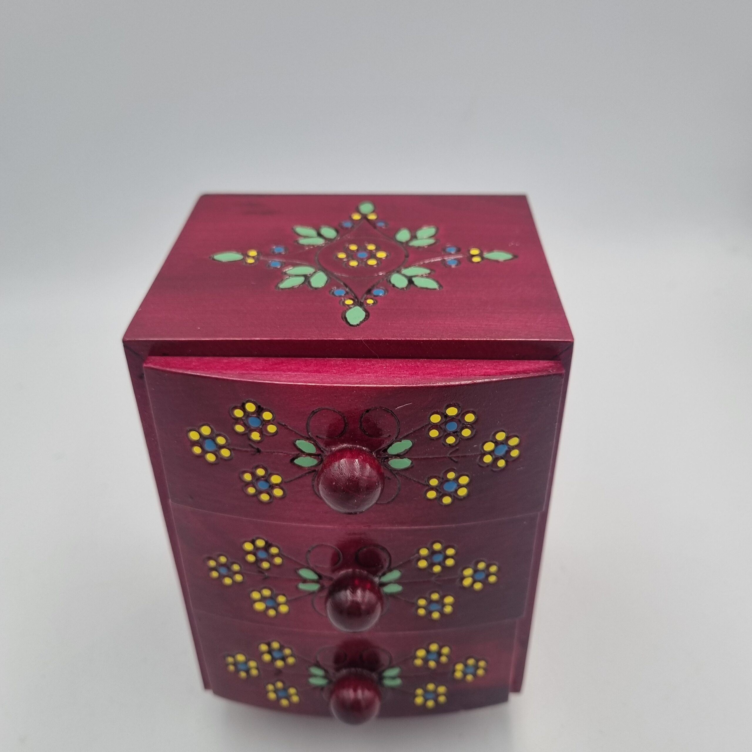 Szkatułka – Mini Komoda z 3 Szufladkami - obrazek 4