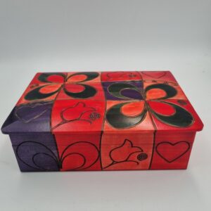 Szkatułka DS – Kasetka Kolorowa Mozaika 21x15 [cm]