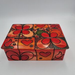 Szkatułka SZ – Kasetka Kolorowa Mozaika 21x15 [cm]