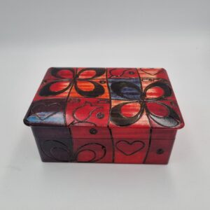 Szkatułka SZ – Kasetka Kolorowa Mozaika 17x12 [cm]